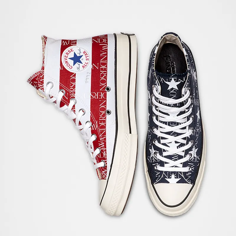 Converse Chuck Taylor All-Star 70s Hi JW Anderson Split Flag Mood Indigo/Garnet (164841C)