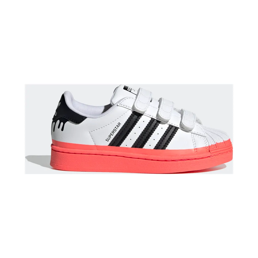 adidas Superstar Schuh Cloud White / Core Black / Turbo (GY3328)
