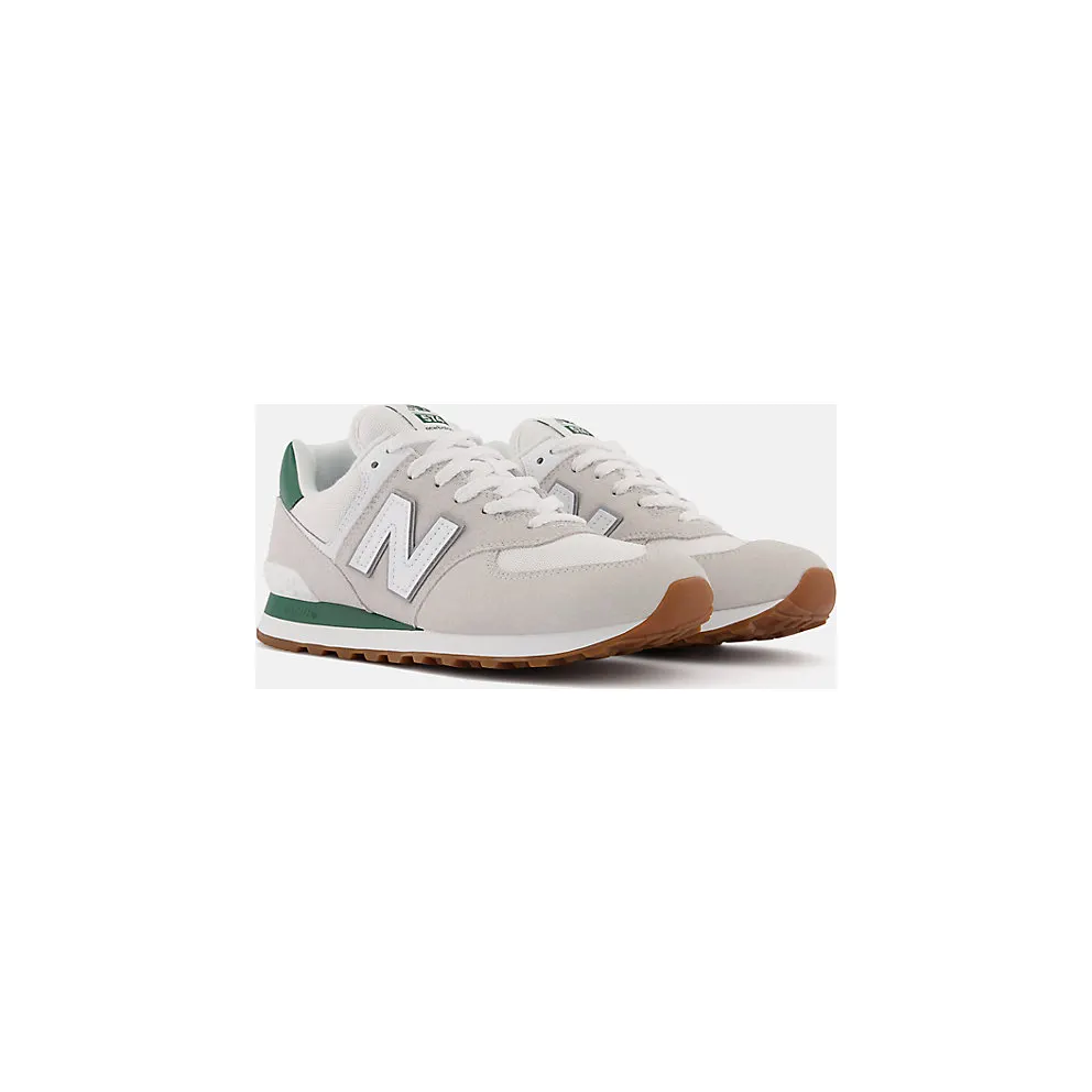 New Balance Gray & White 574 (ML574TD2)