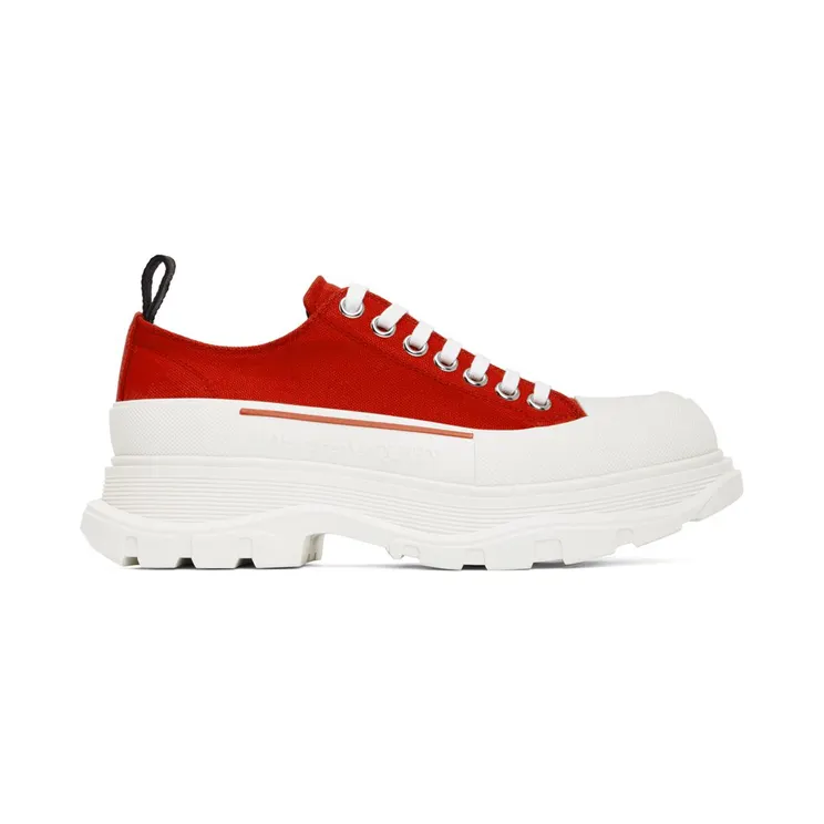 Alexander McQueen Red Tread Slick 6487 LUST RED/WHI/LU (705660W4L51)