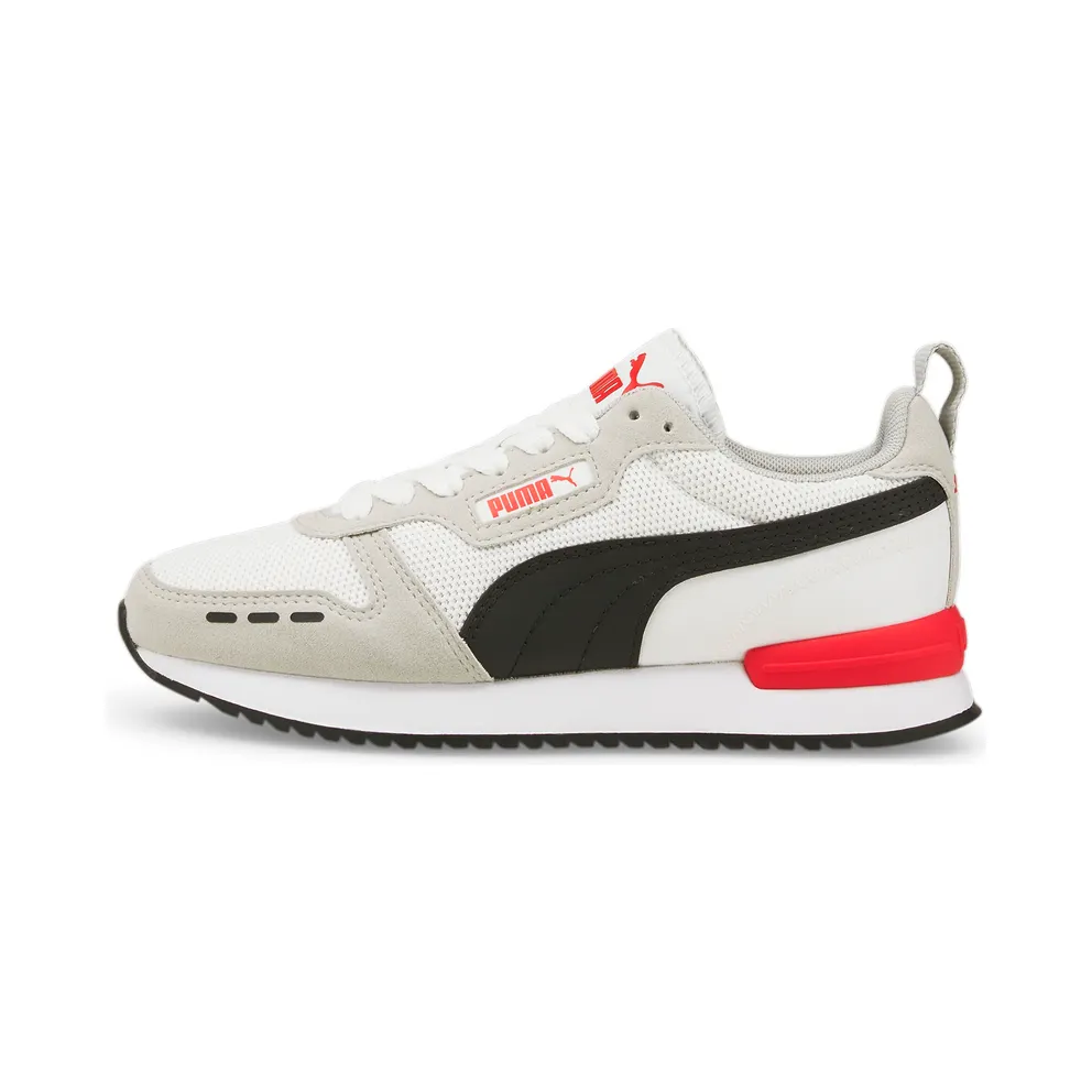 PUMA R78 Youth White/Black/High Risk Red (373616-24)
