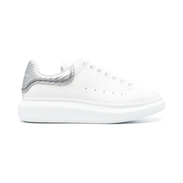Alexander McQueen Oversized White Silver Metallic (735770WICYU9071)