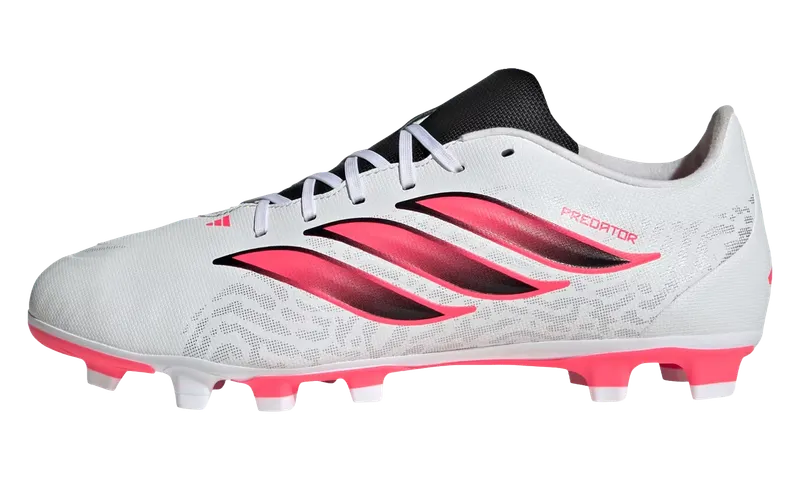 Adidas Predator Club FG/MG Soccer Cleats “Cloud White / Solar Turbo / Core Black” (IH2111)