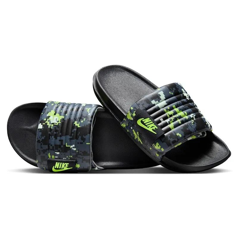 Nike Offcourt Adjust Slide Black Iron Grey Volt (HQ2178-002)
