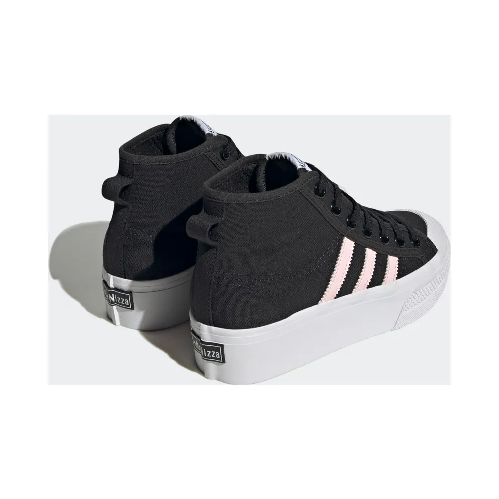 Adidas Nizza Platform Mid Core Black / Clear Pink / Cloud White (GY9934)