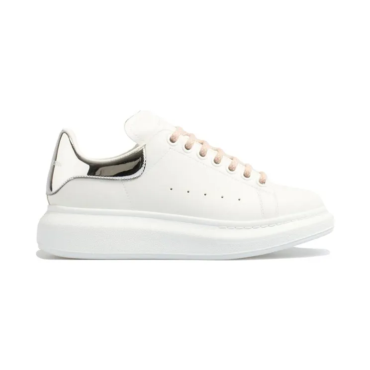 Alexander McQueen Oversized White Silver Pink (718232 WIEE4 9071)