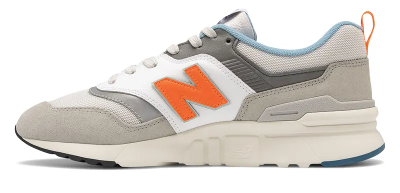 New Balance 997H Rain Cloud White/Grey-Orange (CM997HAG)