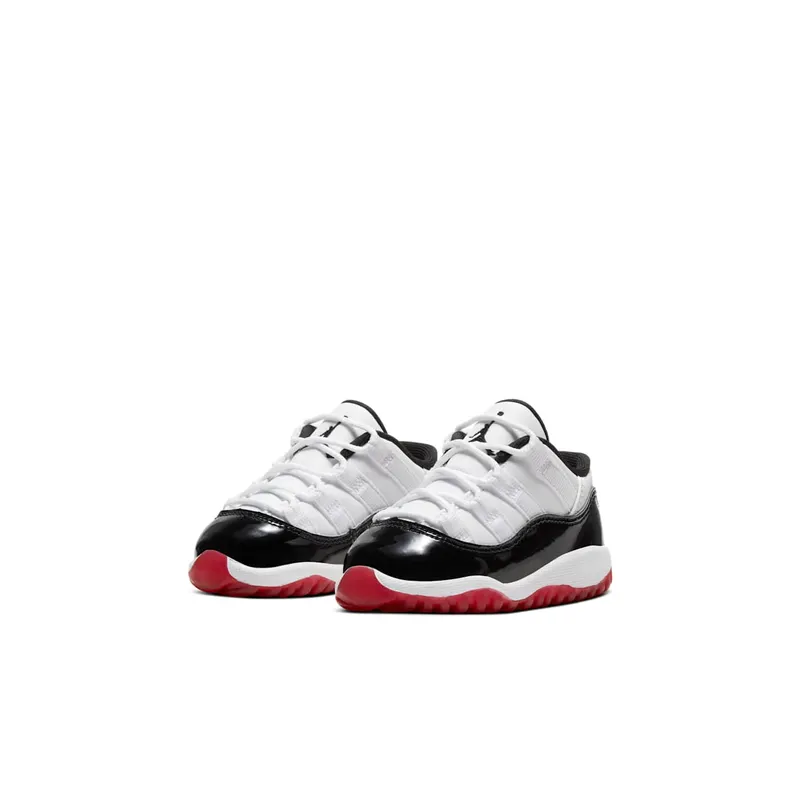 Air Jordan Nike AJ XI 11 Low Suede ‘White Bred’ (TD) (2020) (505836-160)