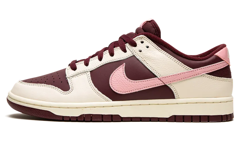 Nike Dunk Low Retro Premium Pale Ivory/Night Maroon/Pale Ivory/Medium Soft Pink (DR9705-100)