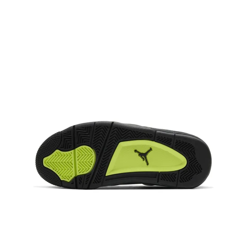 Jordan 4 Retro SE 95 Neon (GS) Cool Grey/Volt-Wolf Grey-Anthracite (CT5343-007)