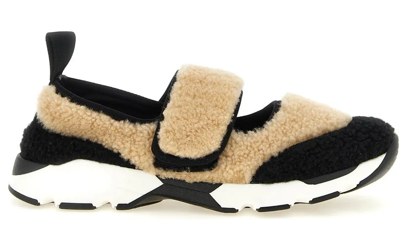 Marni Mary Jane Pelzsneakers “White/Black” (SNZW020602P9282ZO559)