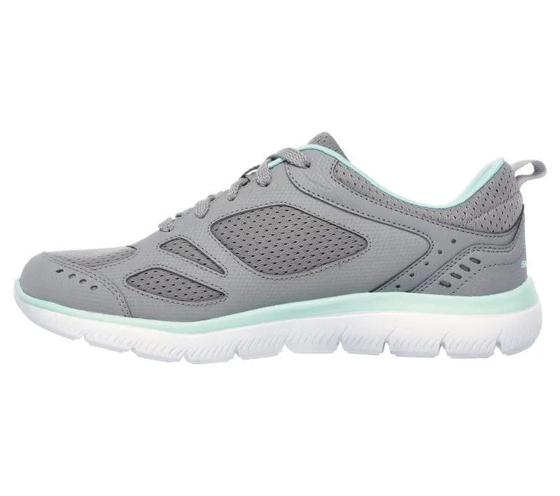 Skechers Summits – Suited Sneaker Grey/Turkoois