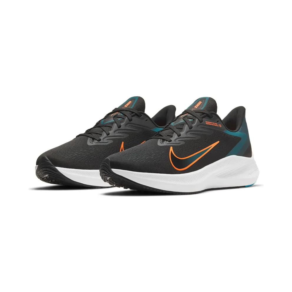 Nike Air Zoom Winflo 7 Black Atomic Orange (CJ0291-013)