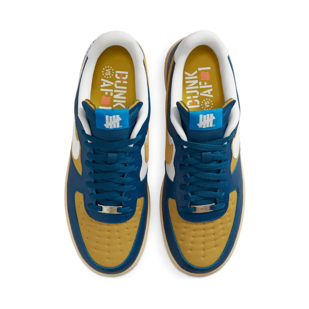 Nike Air Force 1 Low Undefeated Dunk Vs. AF1 Croc Blue Yellow (DM8462-400)