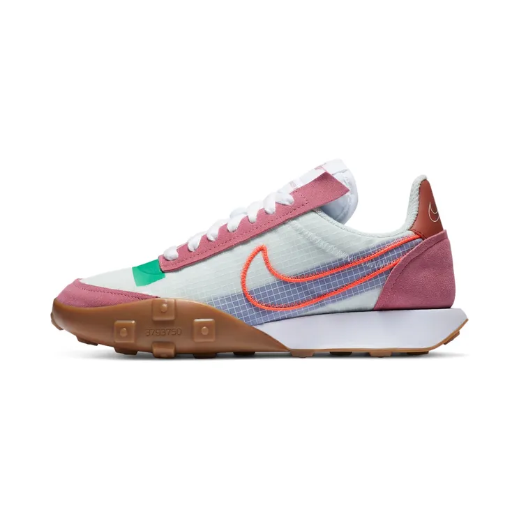 Nike Waffle Racer 2X “Desert Berry / Light Silver / White / Bright Crimson” (CK6647-600)