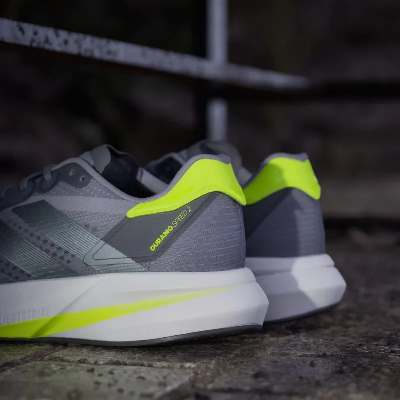adidas Duramo Speed 2 Grey Iron Metallic Lucid Lemon (JS4411)