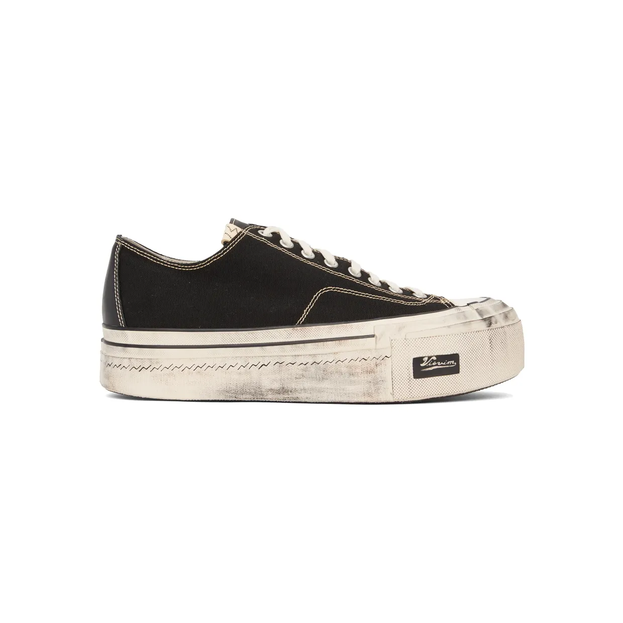 Visvim Black Skagway Lo Patten Sneakers (0122101001003)