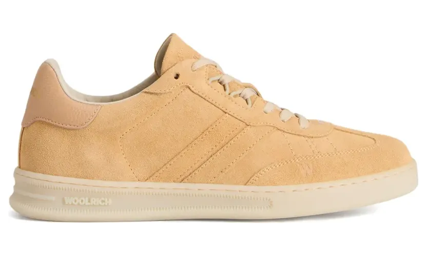 Woolrich Doubleu Sneakers aus Wildleder – Nude (CMWFFO1524FRUWF1A0)