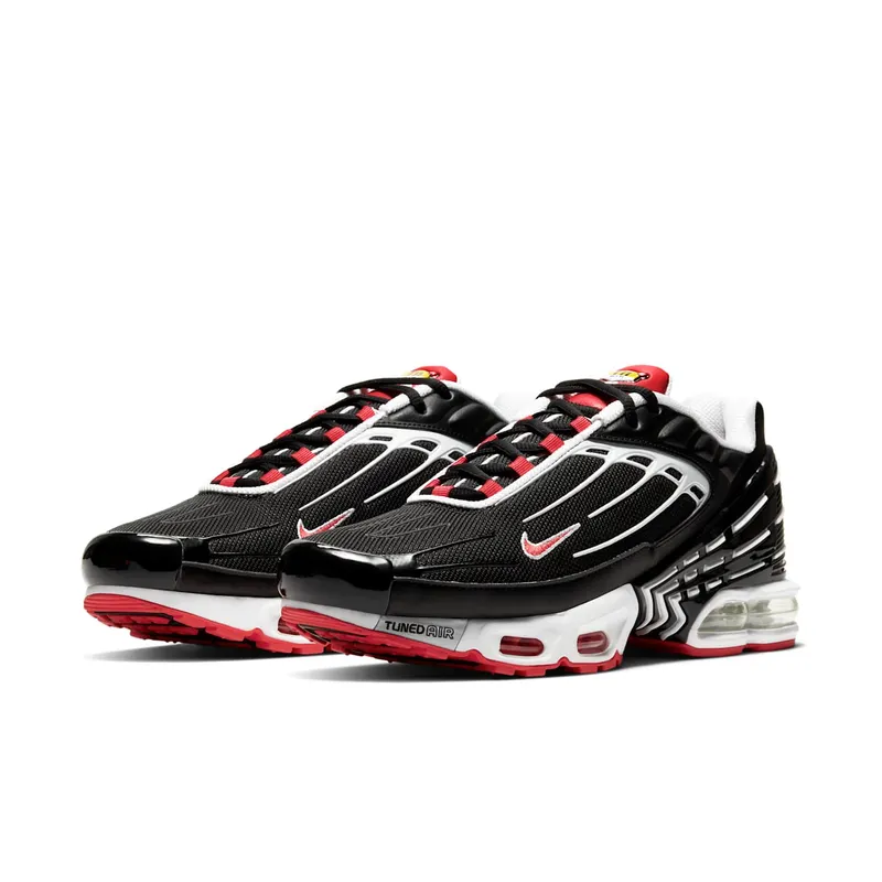 Nike Air Max Plus 3 Black White Track Red Black/White-Track Red (CJ0601-001)