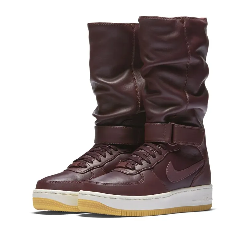 Nike Air Force 1 Upstep Warrior Deep Burgundy Dark Cayenne (W) Deep Burgundy/Dark Cayenne (860522-600)