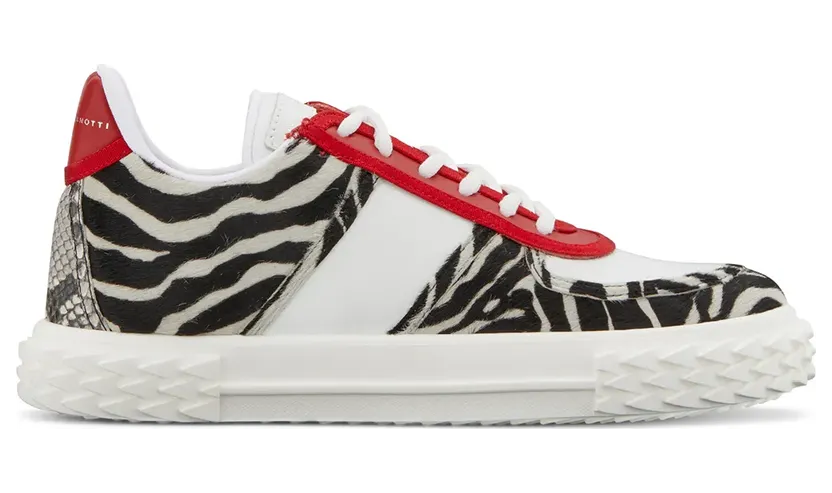 Giuseppe Zanotti ‘Blabber’ Sneakers mit Animal-Print – Weiß (RS00058002)