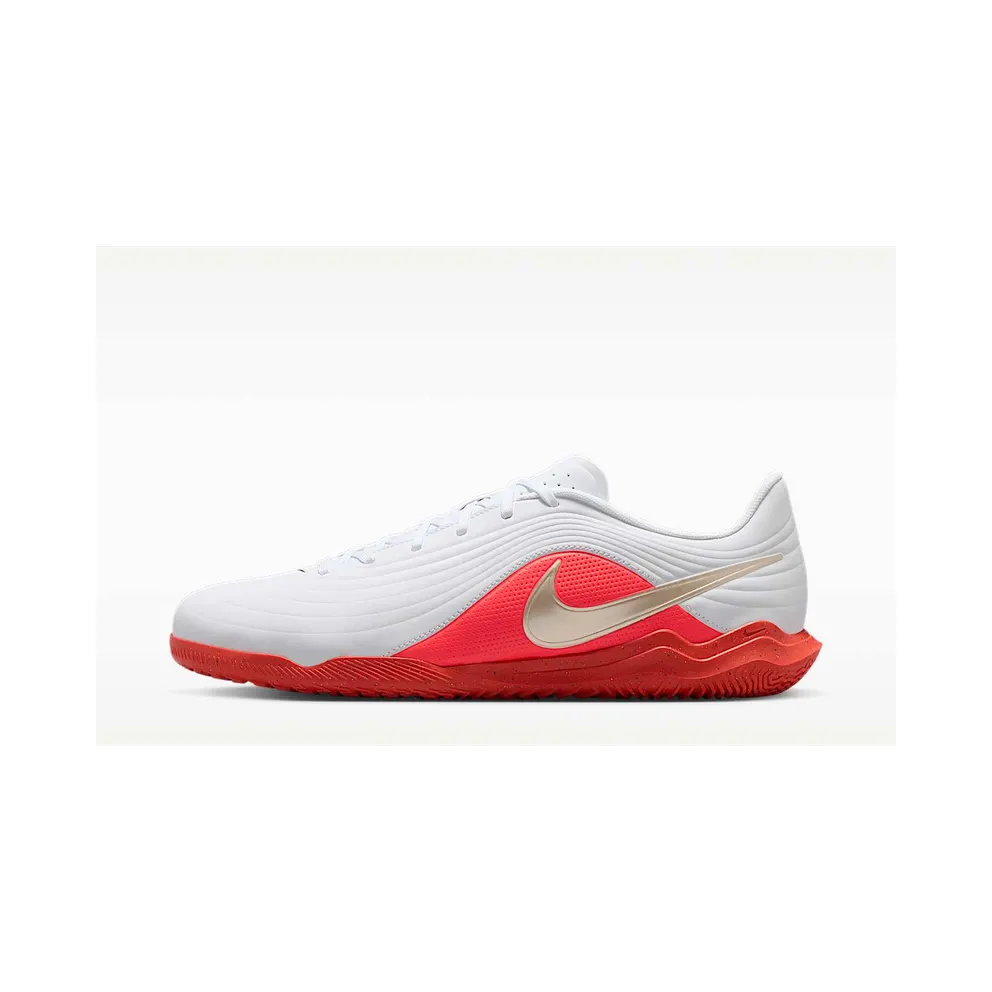 Nike Tiempo Maestro Club Indoor/Court Low-Top “White/Bright Crimson/Blur” (IB4486-100)