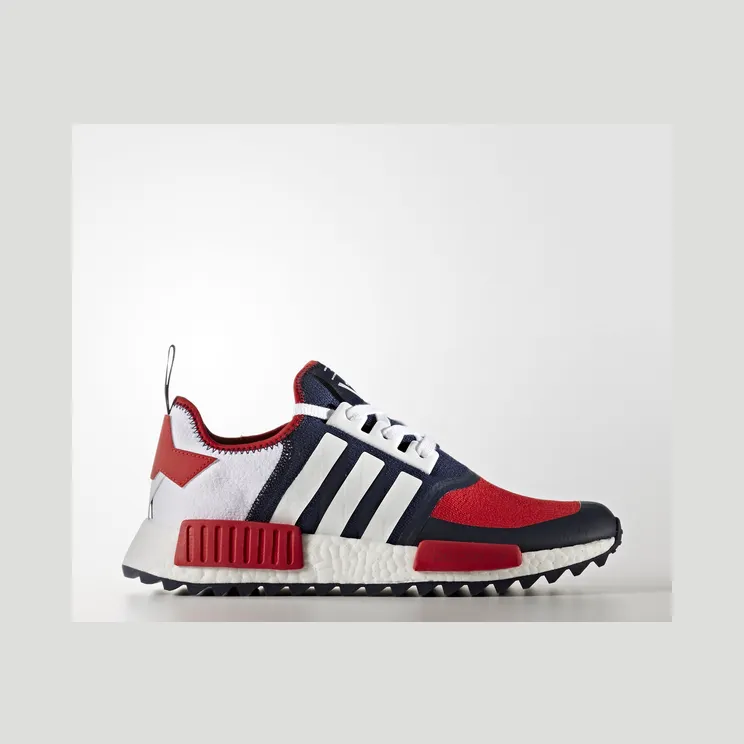 Adidas NMD R1 PK Trail White Mountaineering Collegiate Navy Red (BA7519)