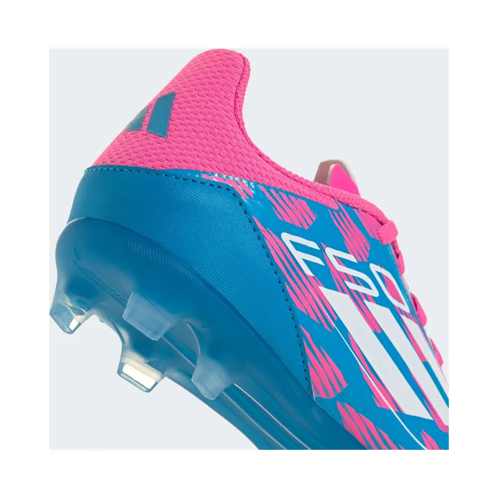 adidas F50 League Multi-Ground Solar Blue Cloud White Solar Pink (IF1365)