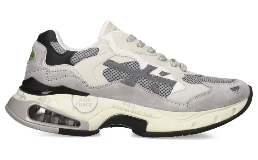 Premiata ‘Sharky’ Sneakers – Grau (SHARKY407)