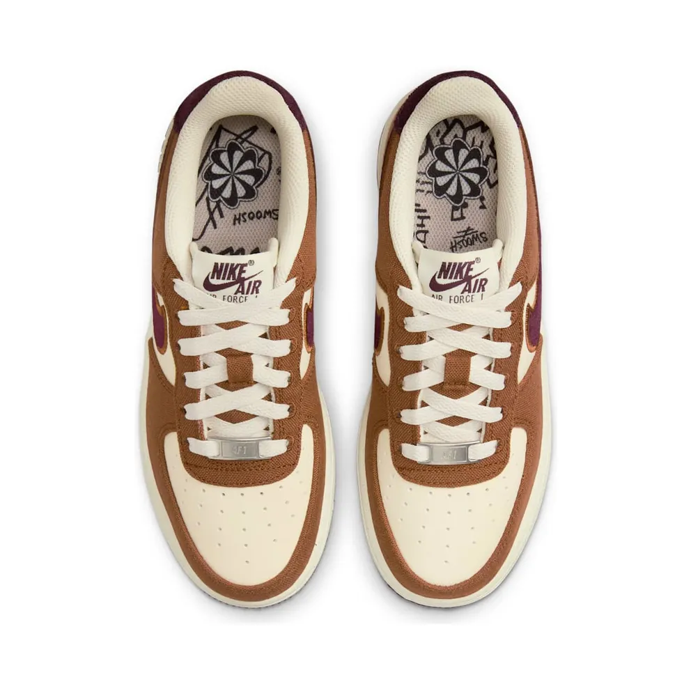 Nike Air Force 1 Low Light British Tan Burgundy Crush (FN4731-200)