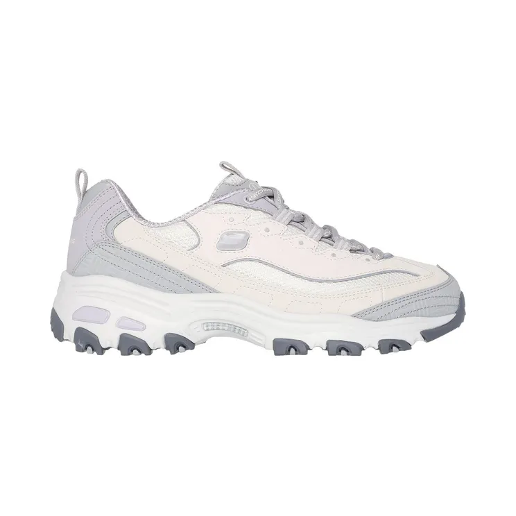 Skechers D’Lites – Retro Rewind “Natural / Grey” (150536NTGY)
