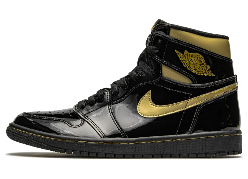 Air Jordan 1 Retro High OG GS ‘Black Metallic Gold’ Black/Metallic Gold (575441-032)