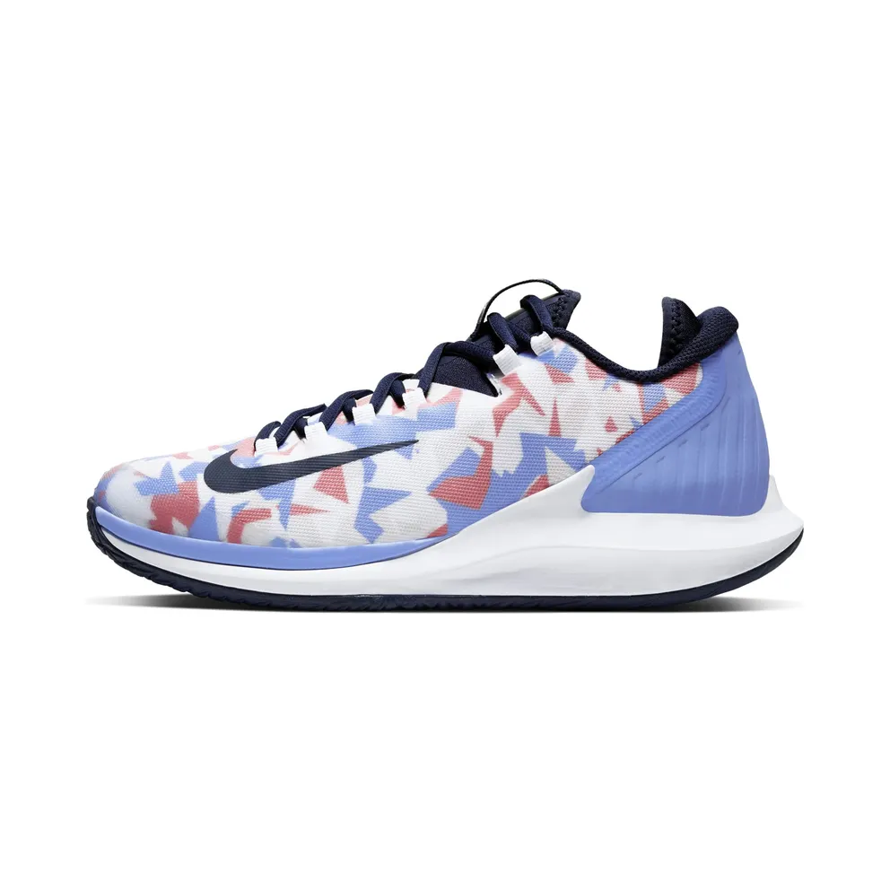 NikeCourt Air Zoom Zero Blue “Royal Pulse / White / Sunblush / Obsidian” (AA8022-406)