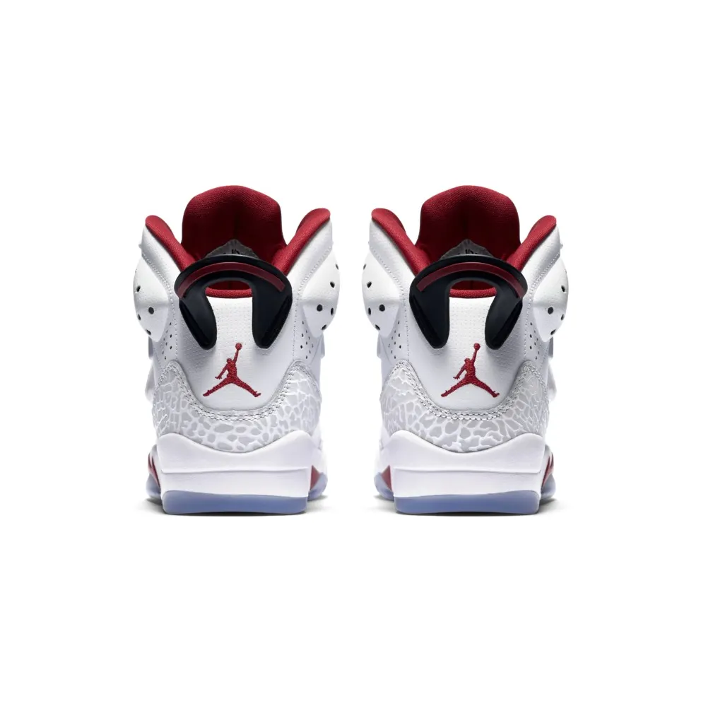 Jordan Son of Mars White Gym Red Black (GS) White/Gym Red-Black-Pure Platinum (512246-112)