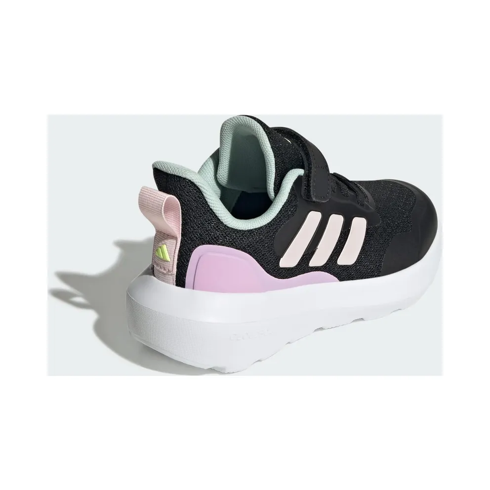 Adidas Fortarun 3 Kids Core Black / Clear Pink / Bliss Lilac (JI2192)