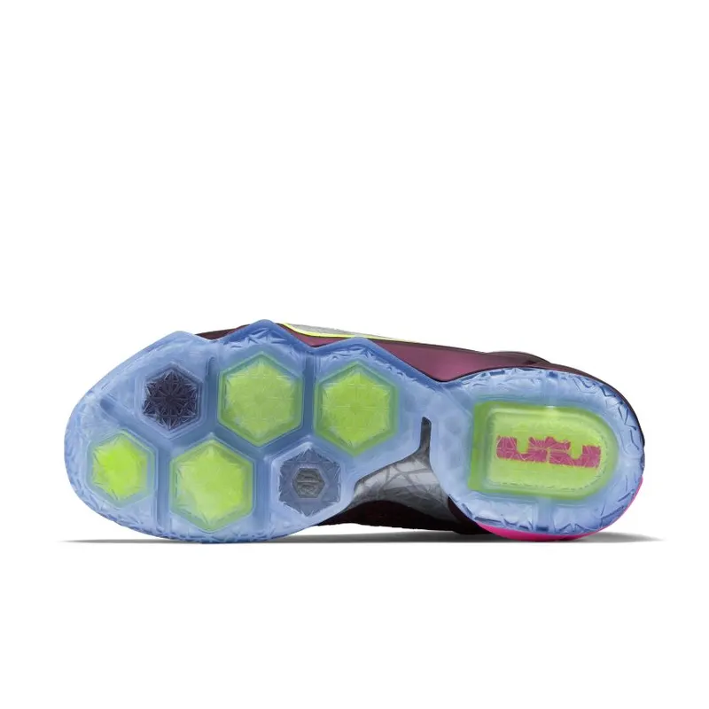 Nike LeBron 12 Double Helix Merlot/Volt/Pink Pow (684593-607)