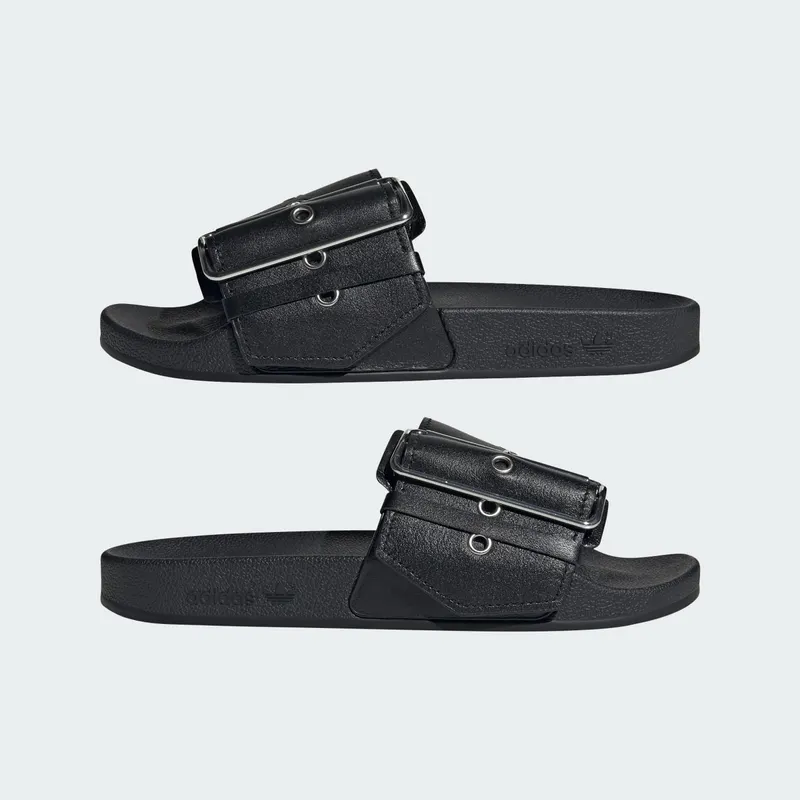 Adidas adidas x Jeremy Scott adilette Slides Core Black / Core Black / Silver Metallic (JR0973)
