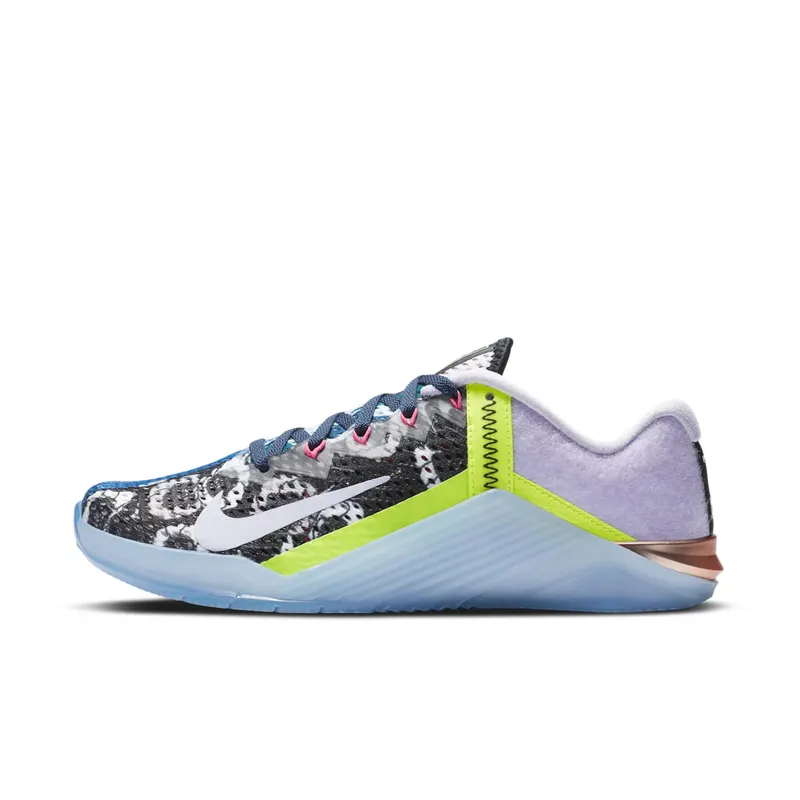 Nike Metcon 6 X What The (W) Volt/Hyper Punch-Game Royal-Black (CK9389-706)