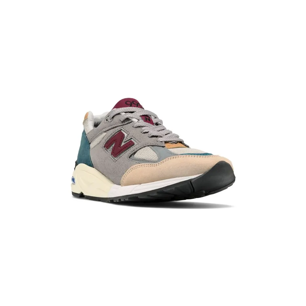 New Balance 990v2 Grey Green Maroon (M990CP2)