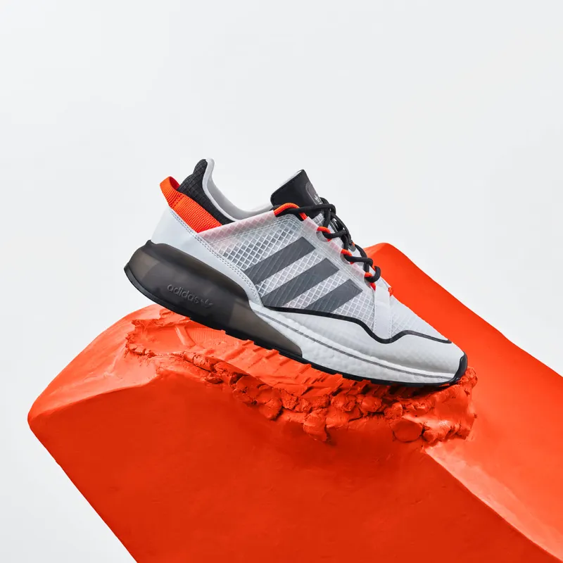Adidas ZX 2K Boost Pure Cloud White / Grey Three / Orange (H06568)