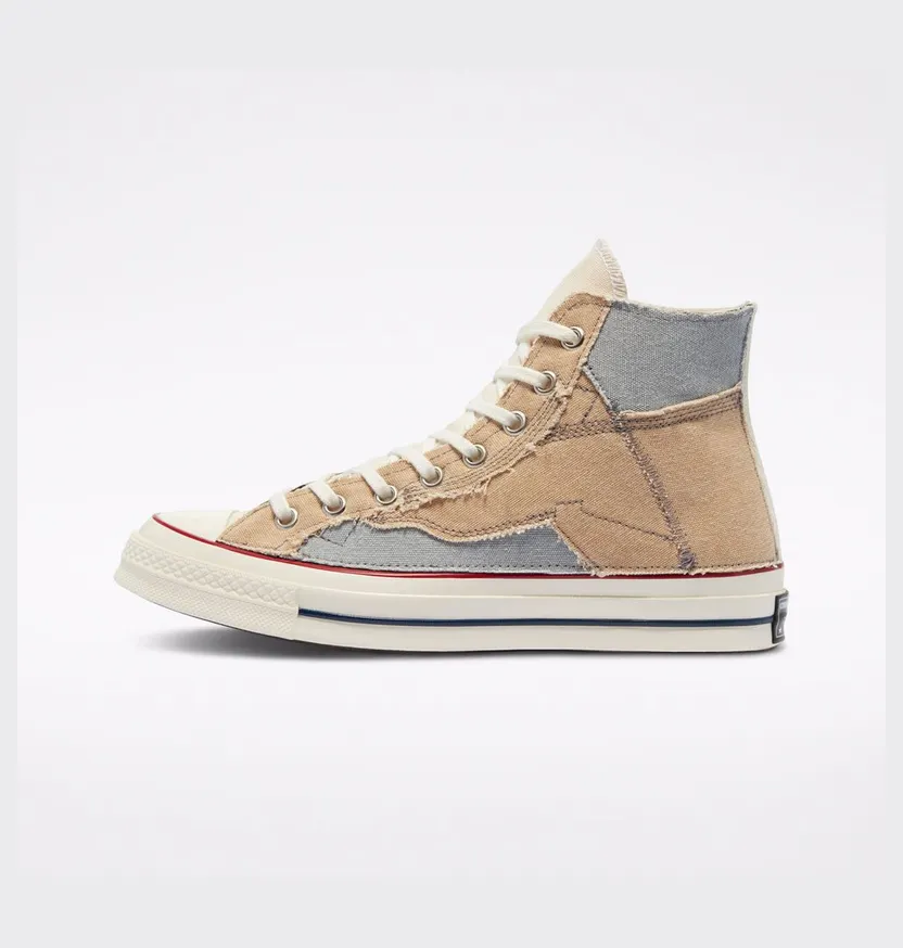 Converse Patchwork Chuck 70 Bruin Grijs Patchwork (172337C)