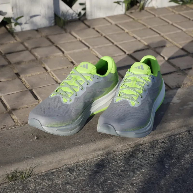 Adidas Supernova Rise 2 Running Shoes Halo Silver / Silver Metallic / Lucid Lemon (JS1888)