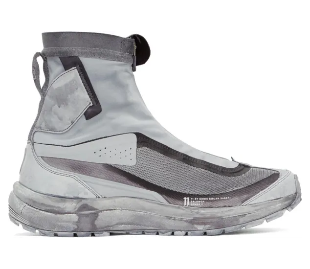 11 by Boris Bidjan Saberi Grey Salomon Edition Bamba 2 High Sneakers (113 11xS)