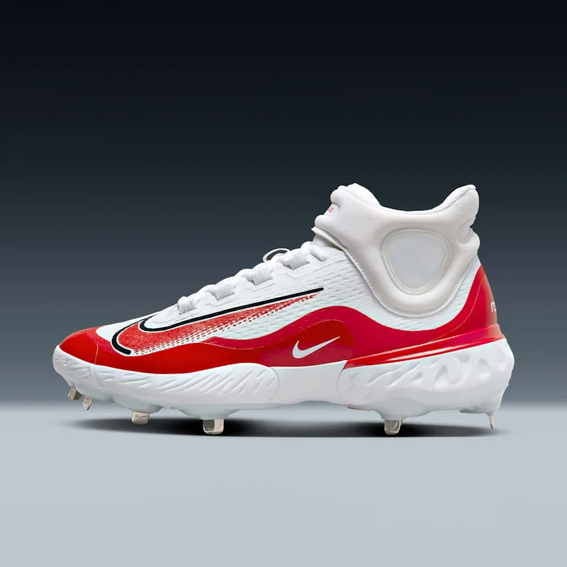 Nike Alpha Huarache Elite 4 White University Red (FD2744-105)