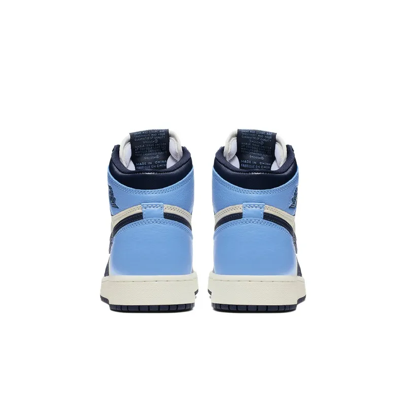 Jordan 1 Retro High Obsidian UNC (GS) Sail/Obsidian-University Blue (575441-140)