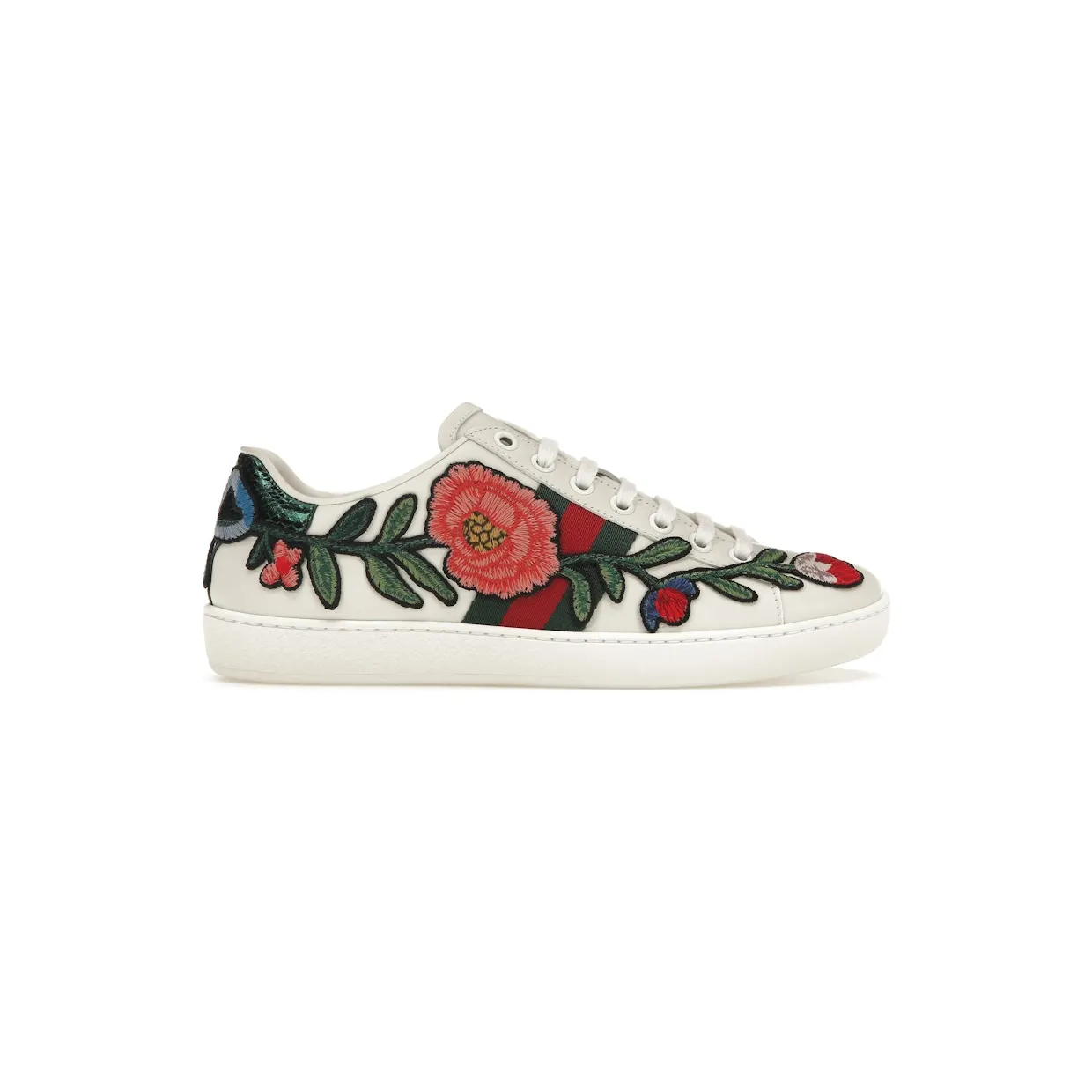 Gucci Ace Embroidered Floral (431917 A38G0 9064)