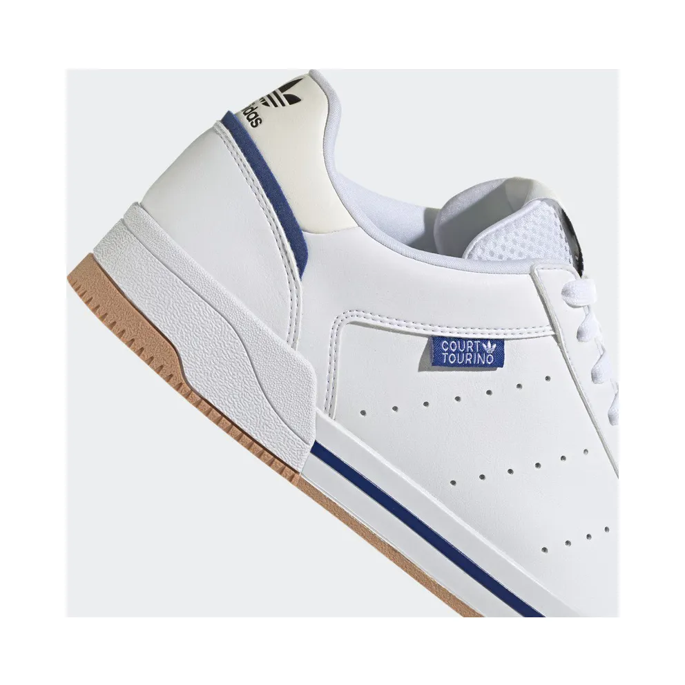 Adidas Court Tourino Cloud White / Cloud White / Collegiate Royal (GX4379)