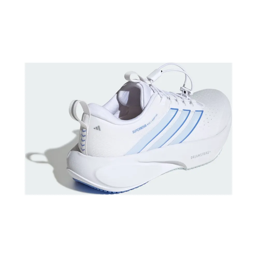 Adidas SUPERNOVA RISE 3 ADAPTIVE Running Shoes Cloud White / Blue Fusion / Silver Metallic (JQ4350)