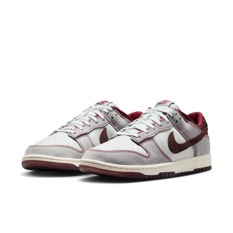 Nike Dunk Low Retro SE “Pure Platinum / Wolf Grey / Team Red / Burgundy Crush” (IH1942-001)