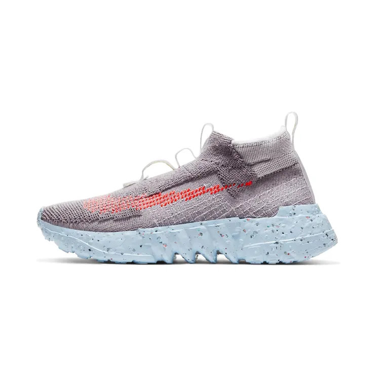 Nike Space Hippie 02 This Is Trash “Grey / Chambray Blue / Total Crimson” (CQ3988-001)
